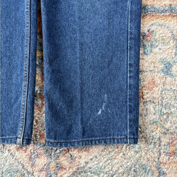 Vintage Levi’s 619 Darkwash Orange Tab Jeans Size 34 - Picture 5 of 6